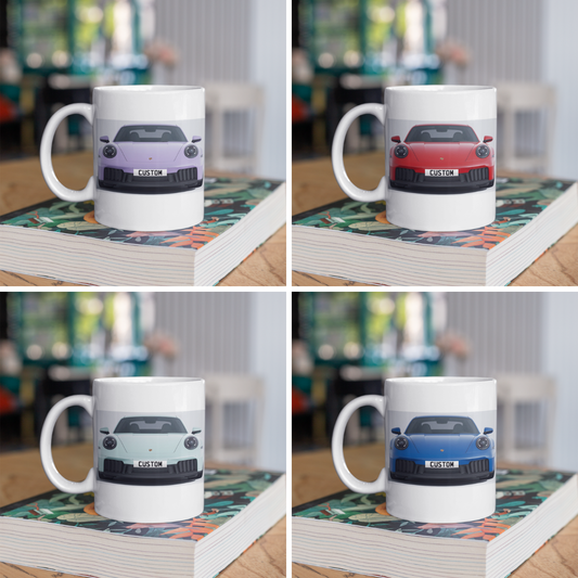 Personalised Porsche 911 Carrera 4 GTS Mug