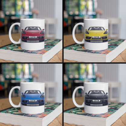 Personalised Porsche 718 Boxster Mug