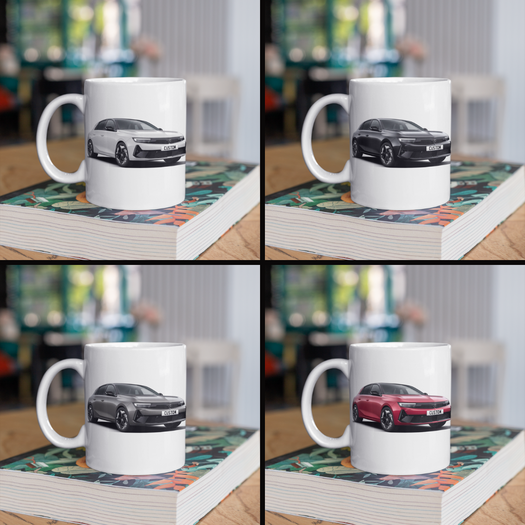 Personalised Vauxhall Astra Hybrid GSE Mug