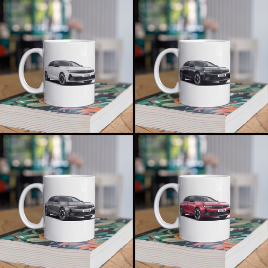 Personalised Vauxhall Astra Hybrid GSE Mug