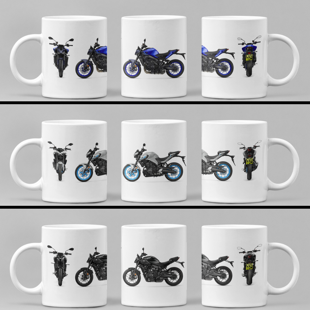 Personalised Yamaha Hyper Naked Motorcycle Mug - Model Choice