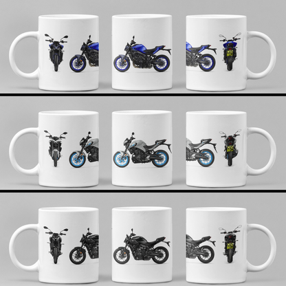 Personalised Yamaha Hyper Naked Motorcycle Mug - Model Choice
