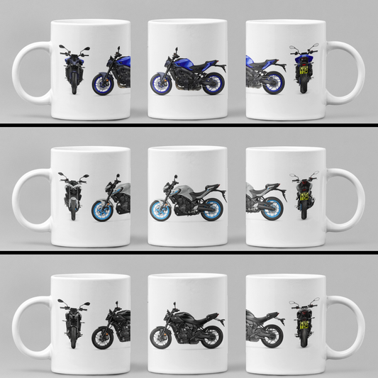 Personalised Yamaha Hyper Naked Motorcycle Mug - Model Choice