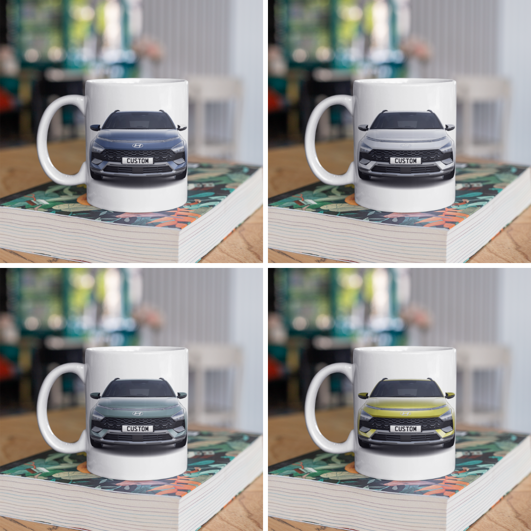 Personalised Hyundai Bayon Tech Line Mug