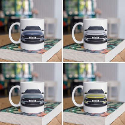 Personalised Hyundai Bayon Tech Line Mug