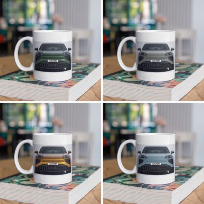 Personalised Porsche Cayenne Turbo Electric Mug