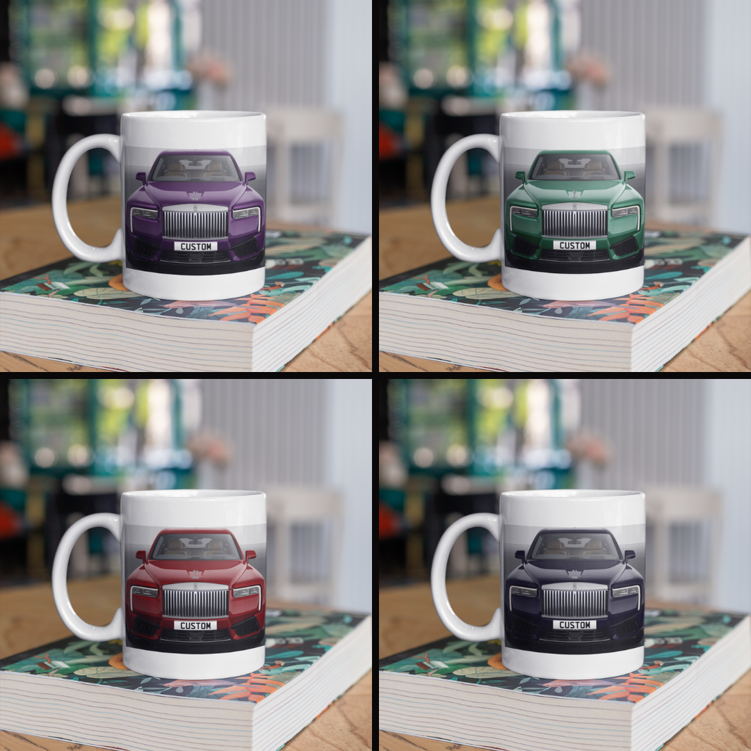 Personalised Rolls Royce Cullinan Mug