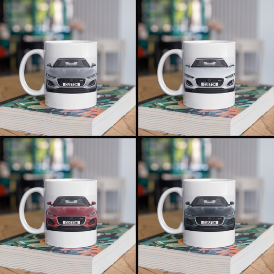 Personalised Jaguar F-Type R Dynamic Convertible Mug