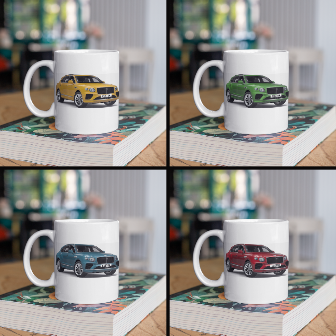 Personalised Bentley Bentayga Azure Mug