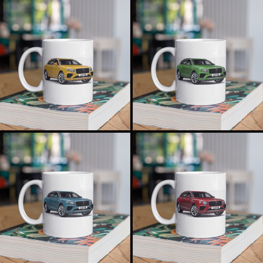 Personalised Bentley Bentayga Azure Mug