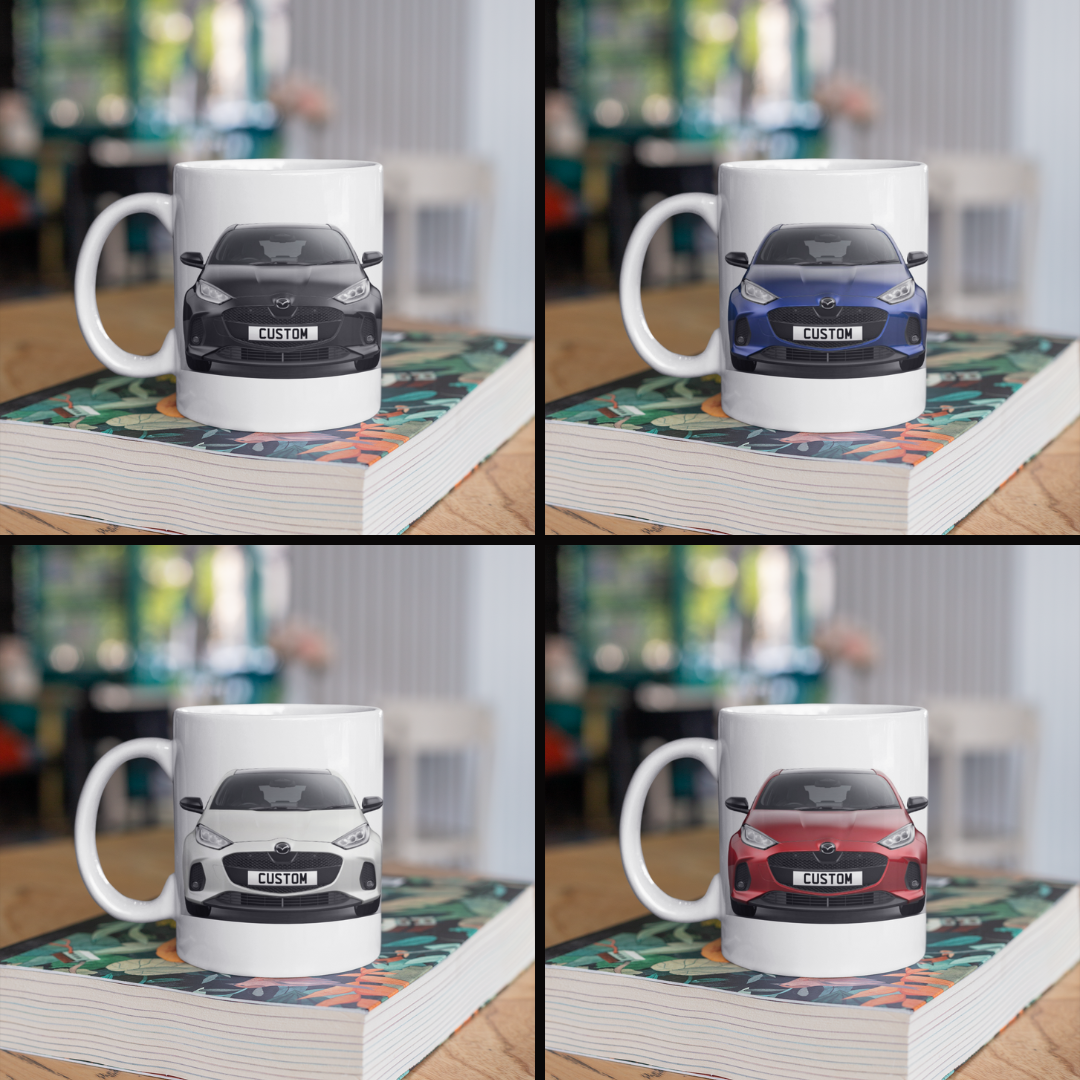 Personalised Mazda 2 Hybrid Homura Plus Mug