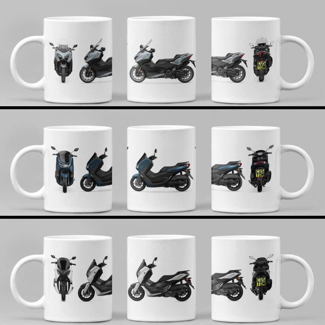 Personalised Yamaha Scooter Sport Motorcycle Mug - Model Choice