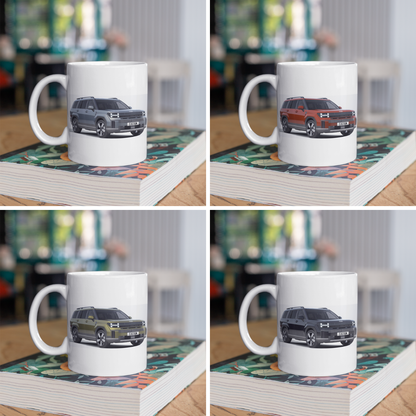 Personalised Hyundai Santa FE 7 Seater SUV Premium Mug