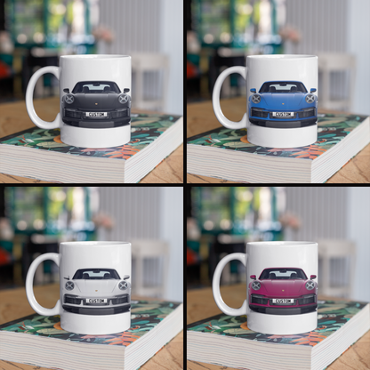 Personalised Porsche 911 Turbo S Mug