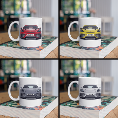 Personalised Porsche 718 Cayman GT4 RS Mug