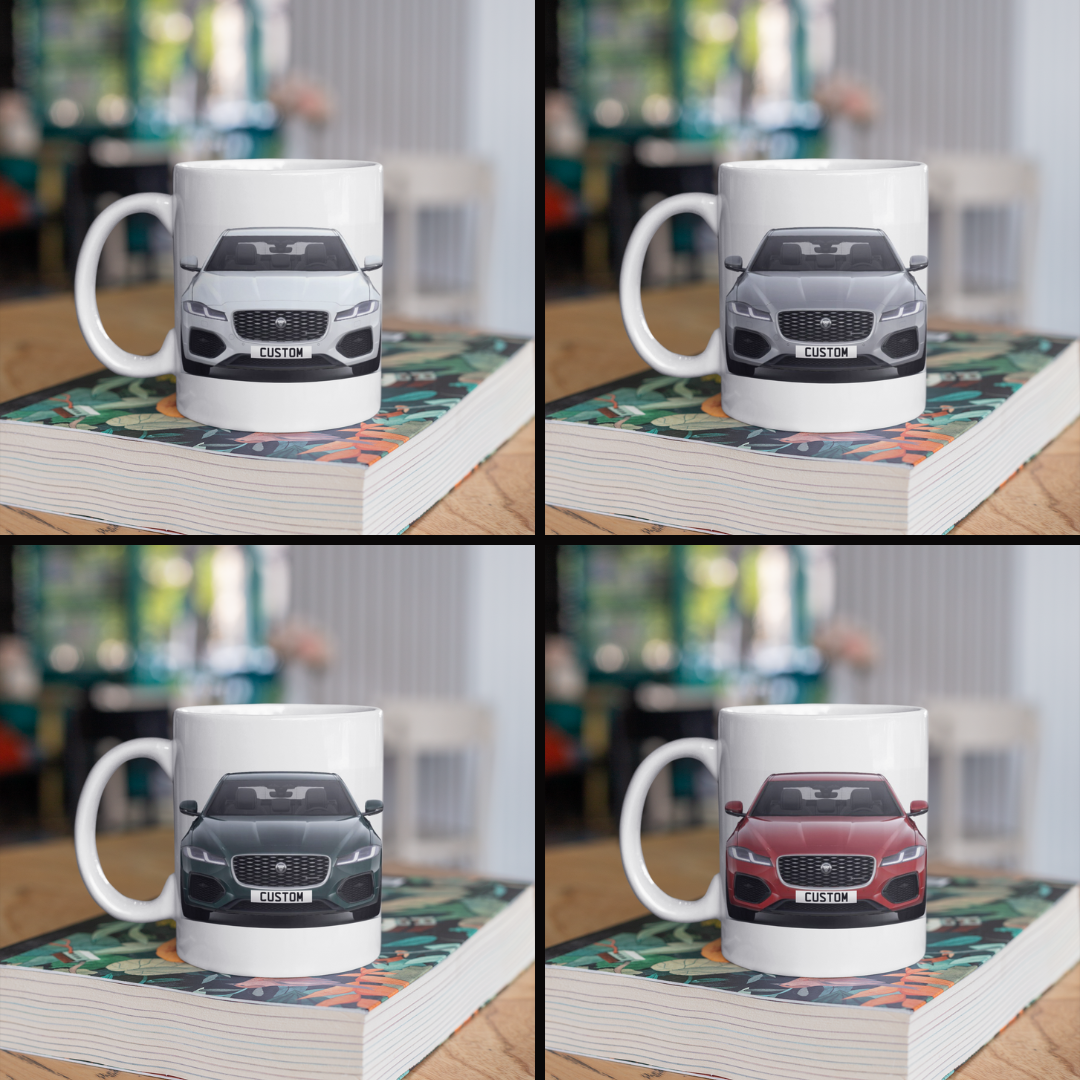 Personalised Jaguar XF R Dynamic S Mug