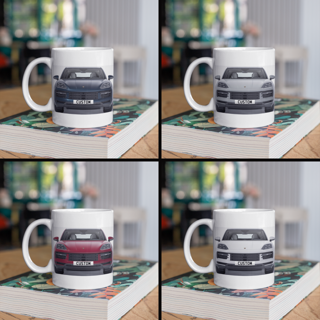 Personalised Porsche Cayenne S Coupe Mug