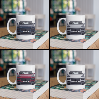 Personalised Porsche Cayenne S Coupe Mug