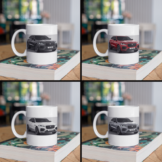 Personalised Jaguar F-Pace 400 Sport Mug