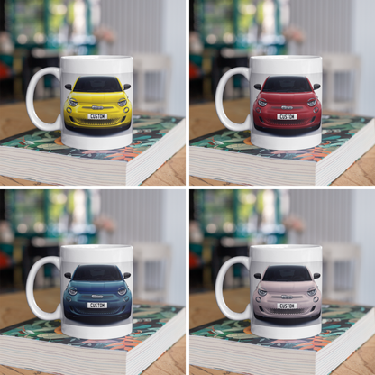 Personalised Fiat 500e Hatchback La Prima Mug