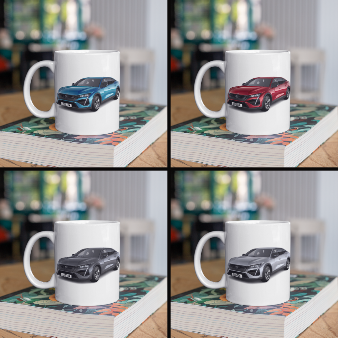 Personalised Peugeot 408 Allure Mug