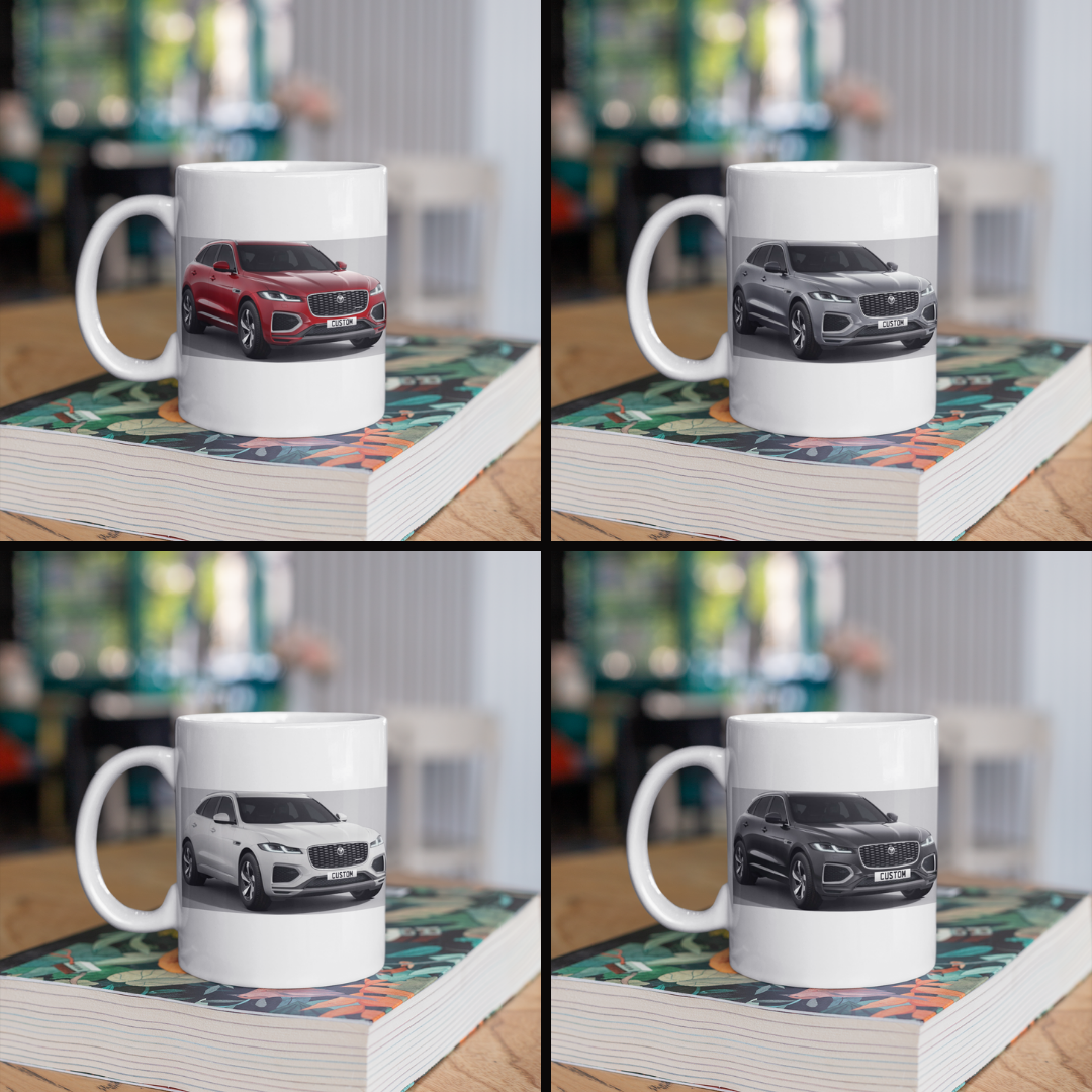 Personalised Jaguar F-Pace R Dynamic S Mug