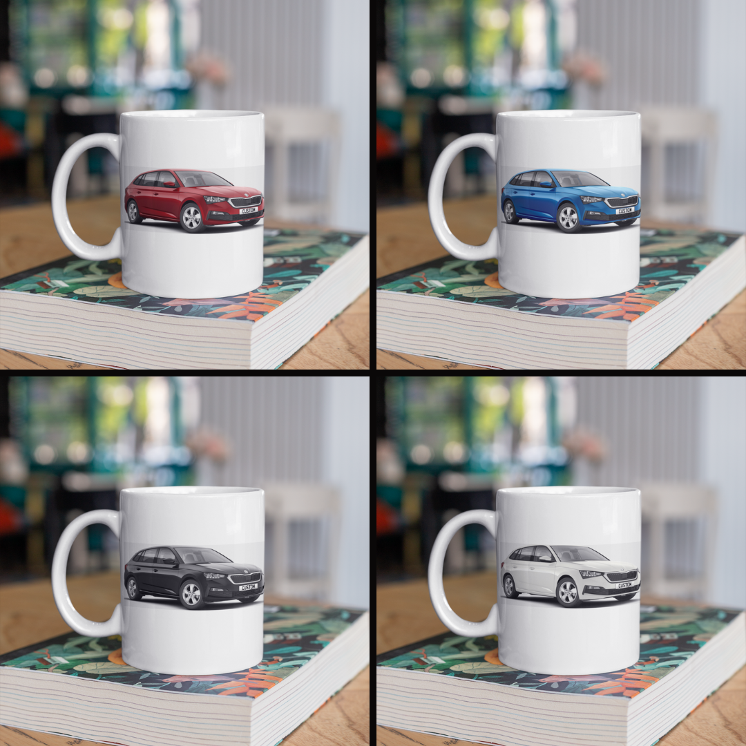 Personalised Skoda Scala SE (Pre 2024 Model) Mug