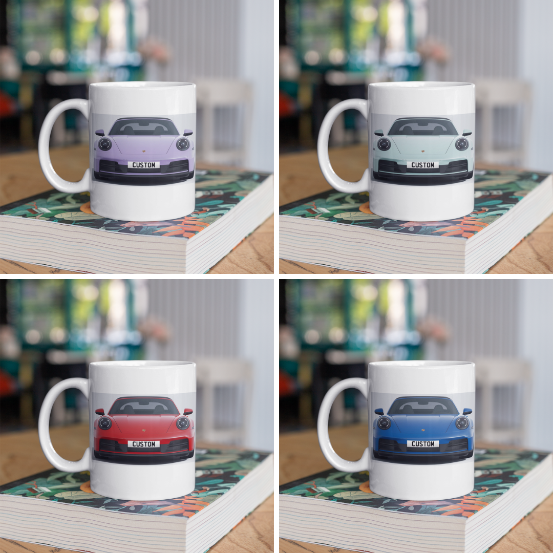 Personalised Porsche 911 Targa 4S Mug