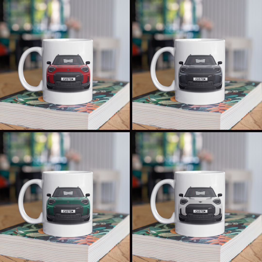 Personalised Mini All Electric Mini Aceman SE Sport Mug