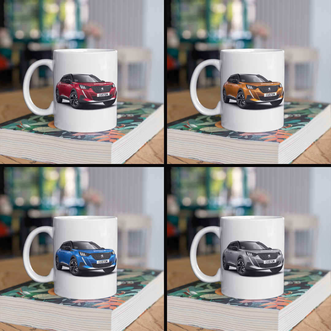 Personalised Peugeot 2008 GT Mug