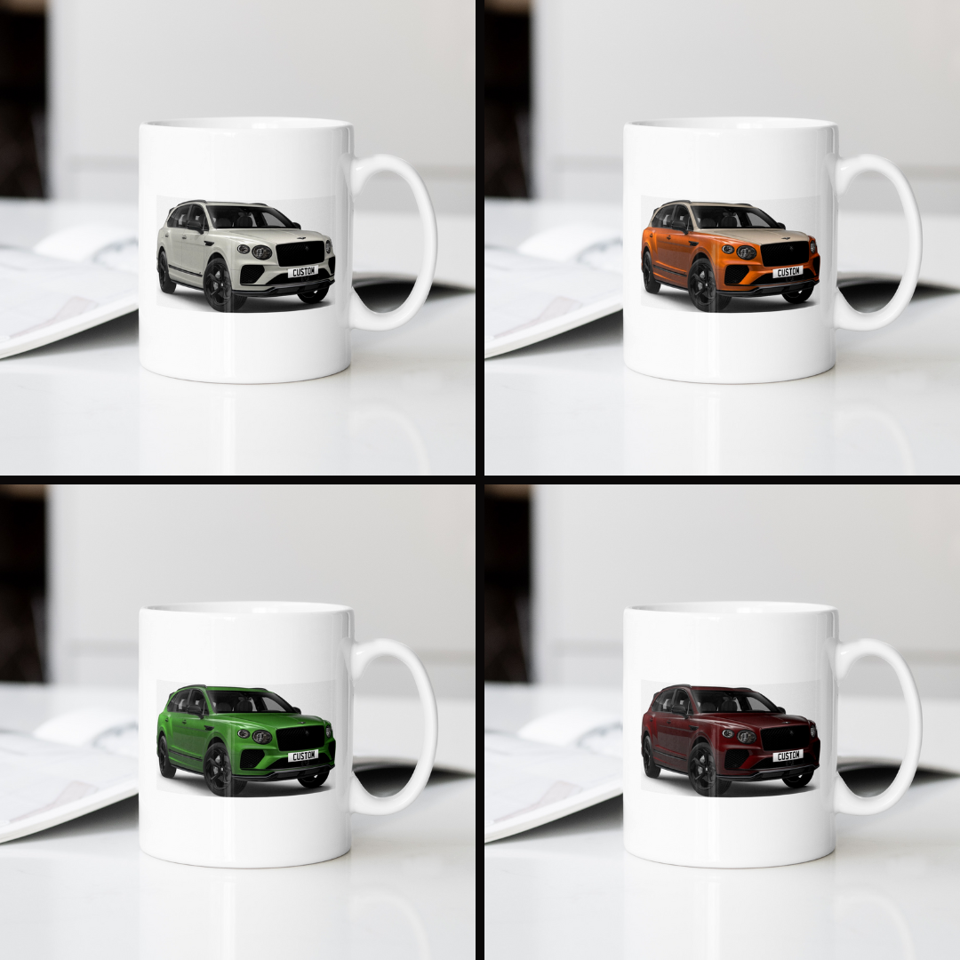 Personalised Bentley Bentayga S Black Edition Mug