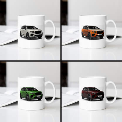 Personalised Bentley Bentayga S Black Edition Mug