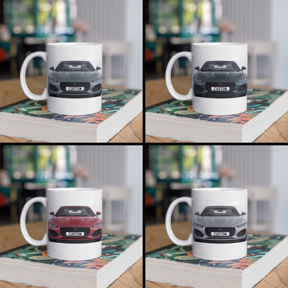 Personalised Jaguar F-Type 75 Convertible Mug