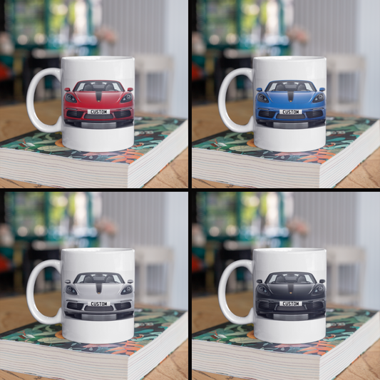 Personalised Porsche 718 Boxster Style Edition Mug