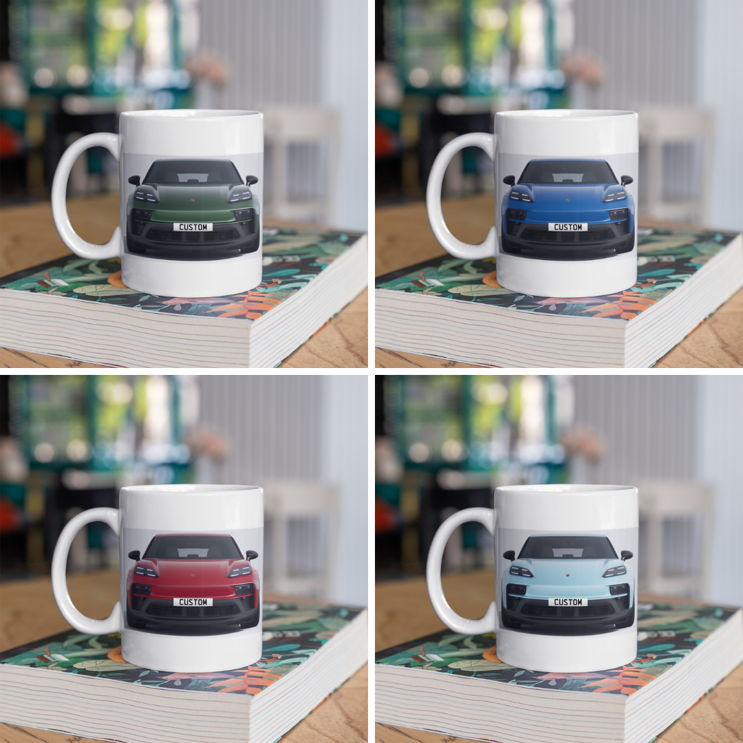 Personalised Porsche Macan GTS Electric Mug