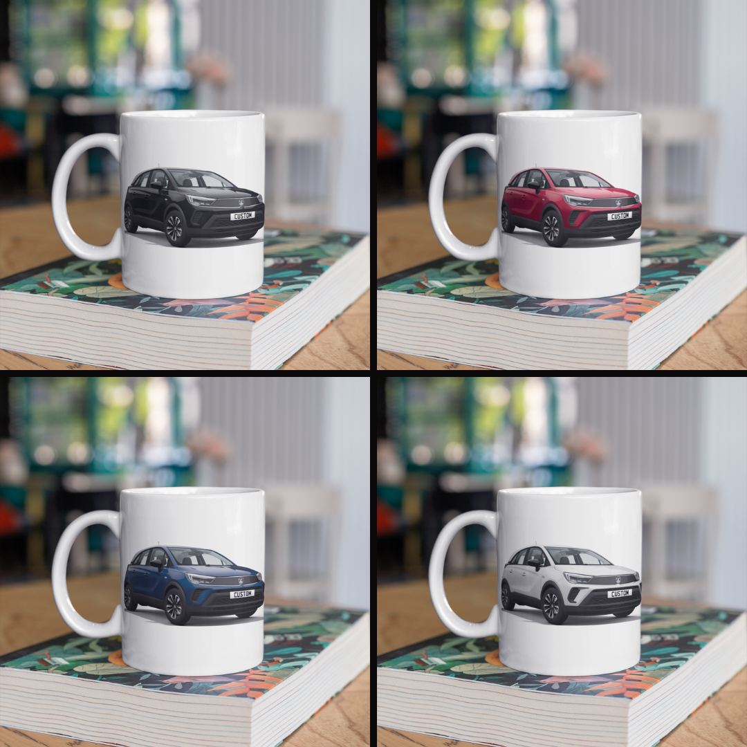 Personalised Vauxhall Crossland Design Mug