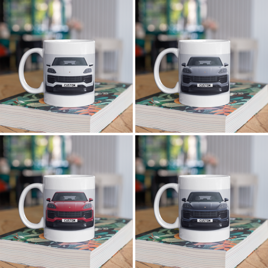 Personalised Porsche Cayenne GTS Mug