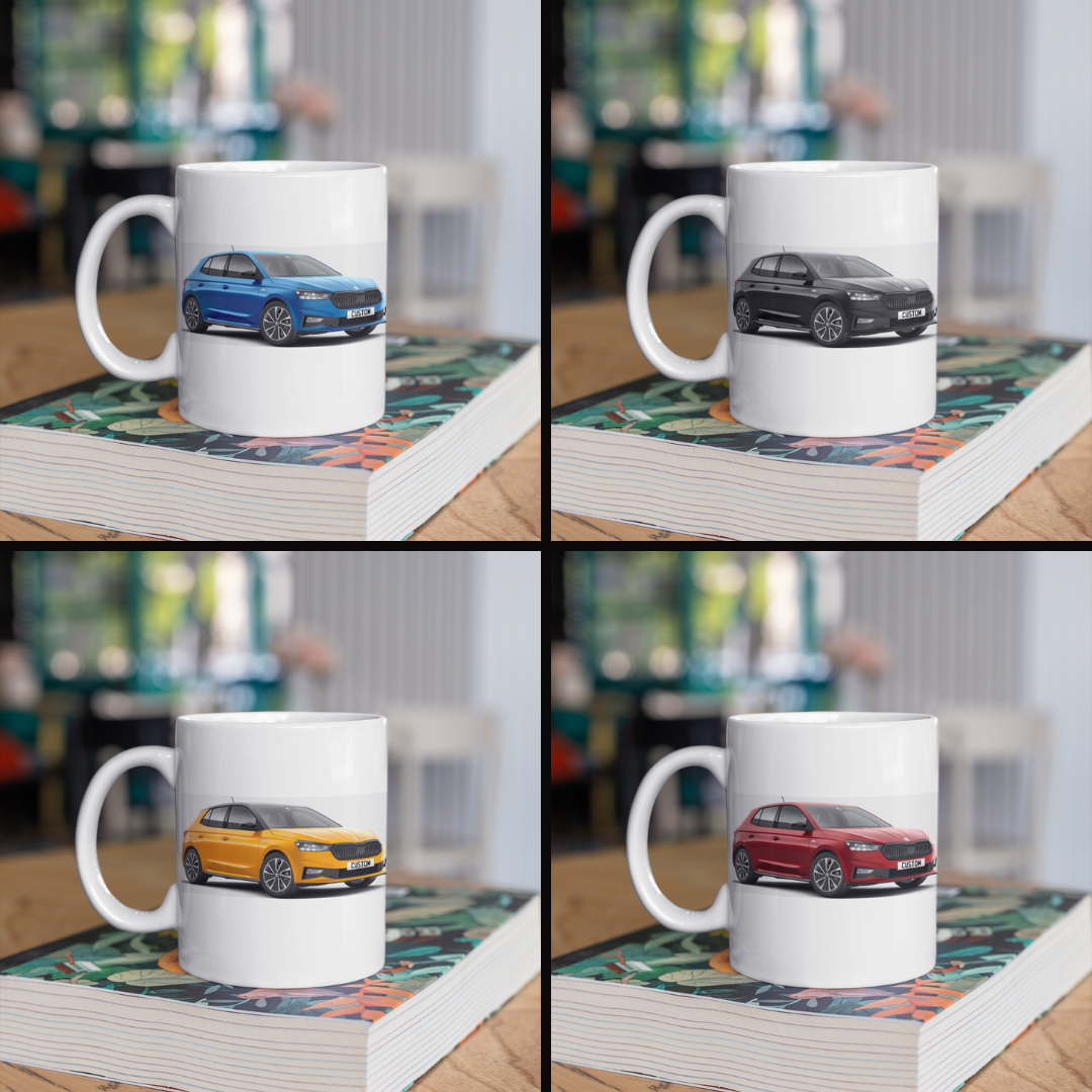 Personalised Skoda Fabia Monte Carlo Mug