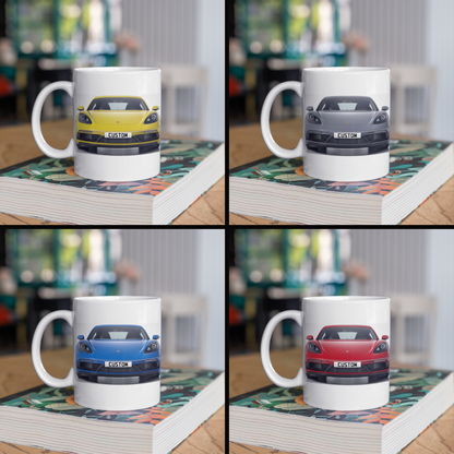 Personalised Porsche 718 Cayman GTS 4.0 Mug