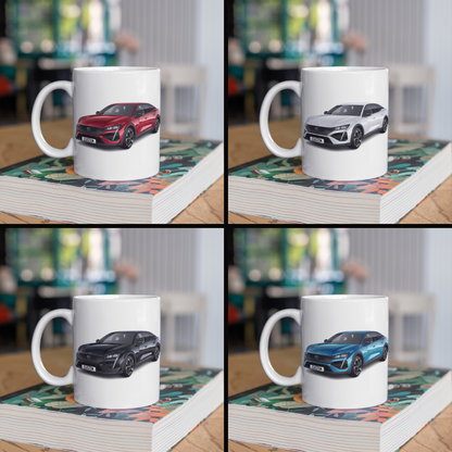 Personalised Peugeot 408 Allure Premium Mug