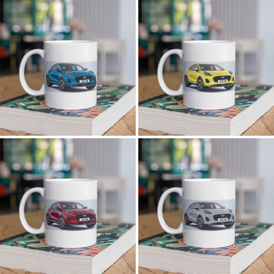 Personalised Ford Puma Titanium Mug