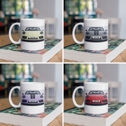 Personalised Porsche 911 Turbo S Cabriolet Mug