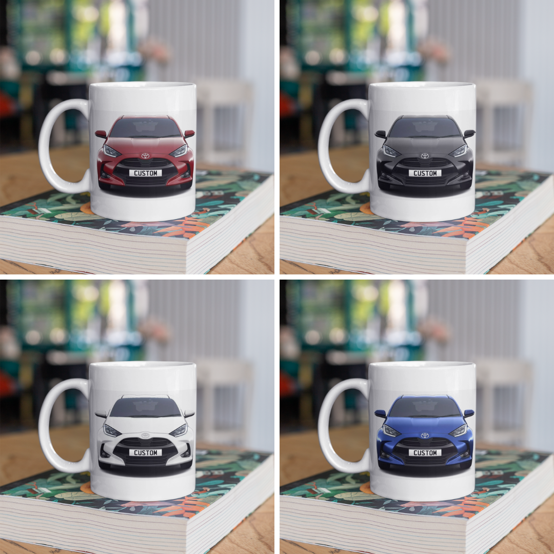 Personalised Toyota Yaris Design Mug