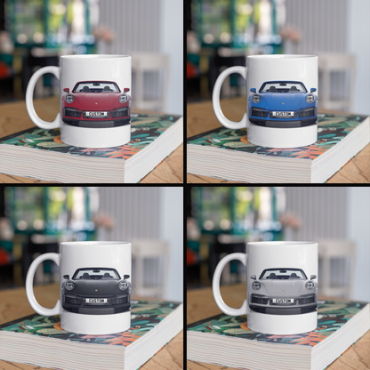 Personalised Porsche 911 Turbo Cabriolet Mug