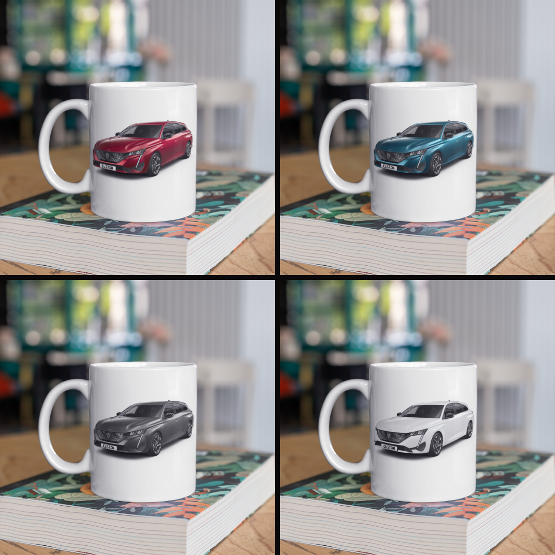 Personalised Peugeot 308 SW Allure Premium Mug