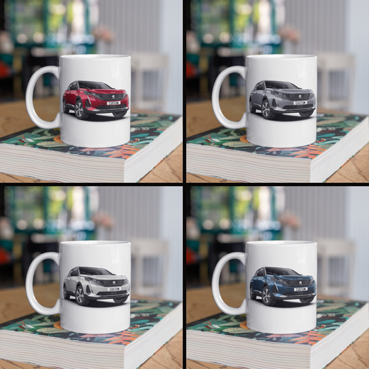 Personalised Peugeot 3008 Allure Premium+ Mug