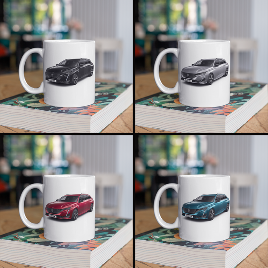 Personalised Peugeot 308 SW GT Mug