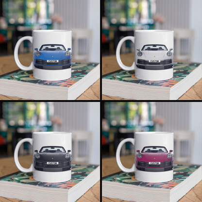 Personalised Porsche 911 Carrera 4 Cabriolet Mug