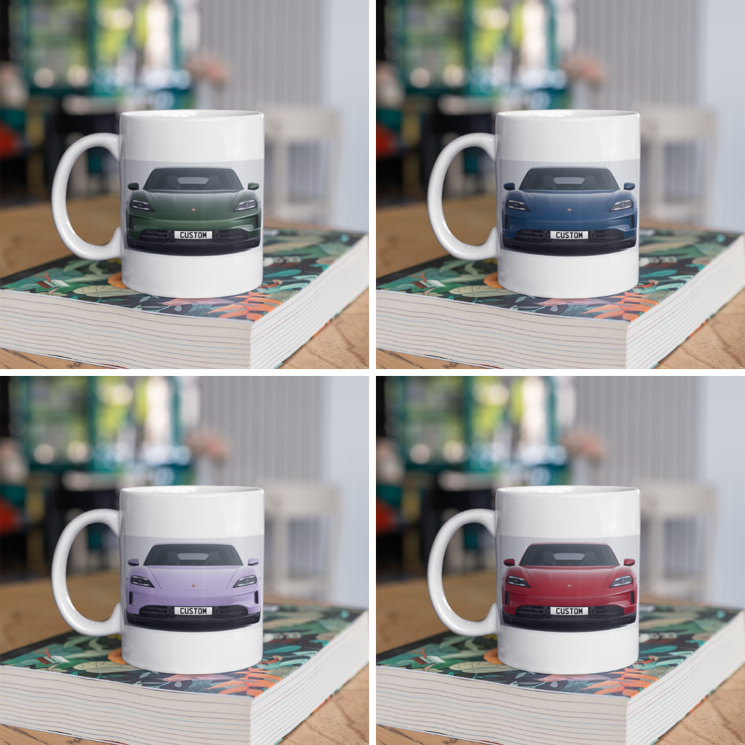 Personalised Porsche Taycan GTS Mug