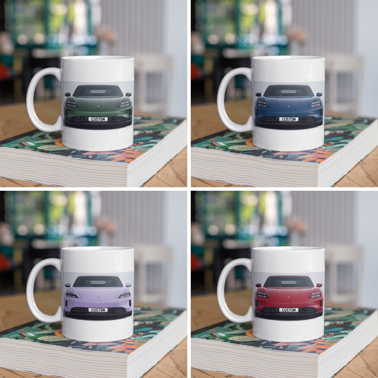 Personalised Porsche Taycan GTS Mug